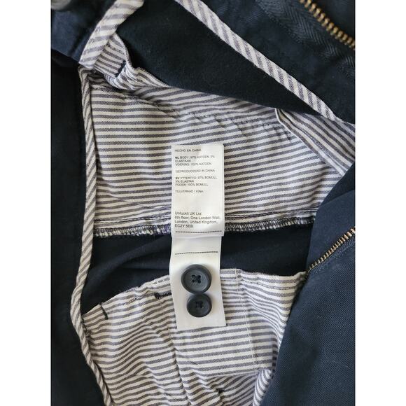 UNTUCKIT Classic Relaxed Fit Navy Blue W34 L30 Pants - Picture 11 of 11